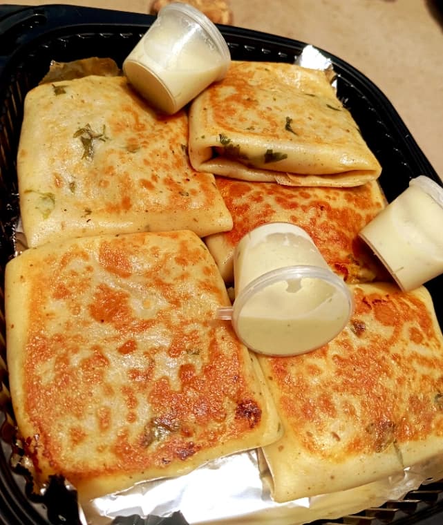 Crêpes salées Saucisse, fromage